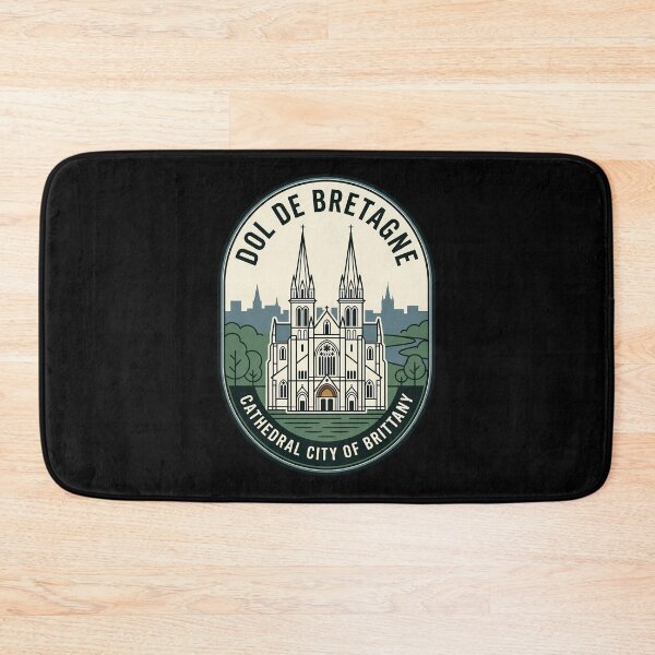 Item preview, Dol De Bretagne Vintage Travel Emblem Brittany Cathedral designed and sold by k3rstman1.