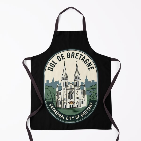 Item preview, Dol De Bretagne Vintage Travel Emblem Brittany Cathedral designed and sold by k3rstman1.