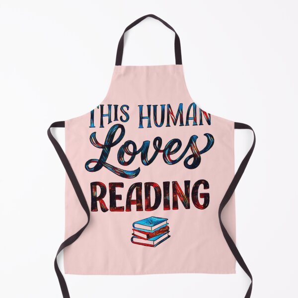 Item preview, This Human Loves Reading Vintage Bookworm Typography Art designed and sold by Dream Weave Studio.