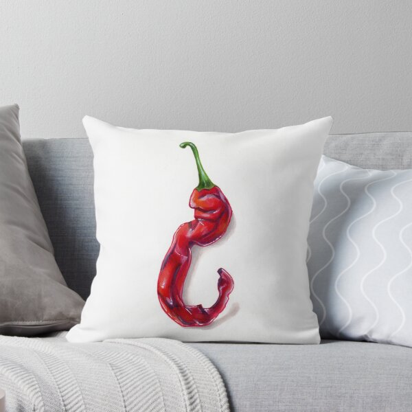 Item preview, Realistic Curved Red Chili Pepper Botanical Illustration designed and sold by S. Amado.