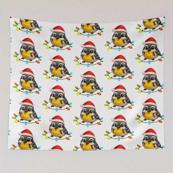 Item preview, Christmas Yellowthroat Warbler designed and sold by Sillytoe.
