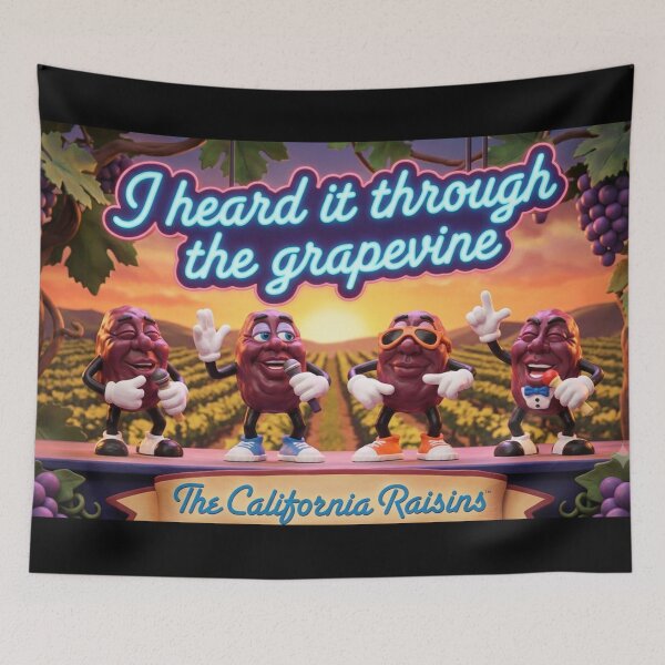 Item preview, California raisins  designed and sold by Digital Dream Art.