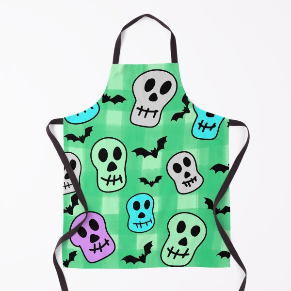 Item preview, Cute Halloween skull and bat pattern designed and sold by BritishDelights.