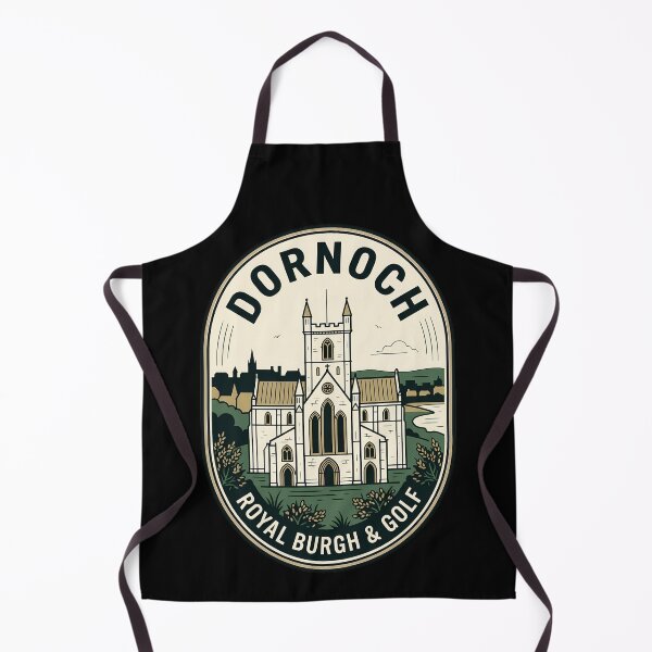 Item preview, Dornoch Scotland Cathedral Vintage Travel Emblem Golf designed and sold by k3rstman1.