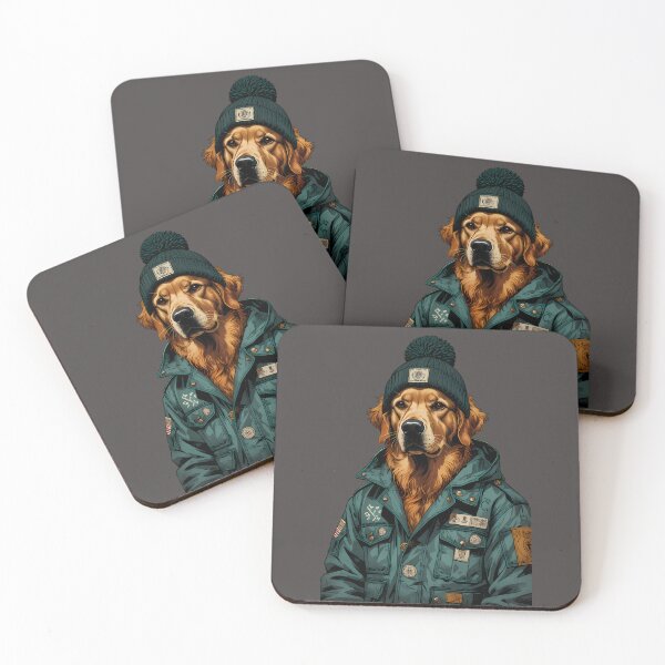 Item preview, Tactical Golden Retriever - Vintage Military Dog Streetwear Art designed and sold by Structure-Blue.