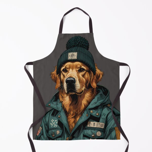 Item preview, Tactical Golden Retriever - Vintage Military Dog Streetwear Art designed and sold by Structure-Blue.