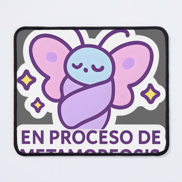 Item preview, Kawaii Metamorphosis Butterfly - Personal Growth and Healing Quote designed and sold by MildlyCosmic.