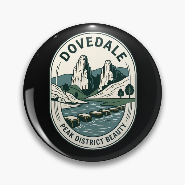 Item preview, Dovedale Peak District Vintage Travel Emblem designed and sold by k3rstman1.