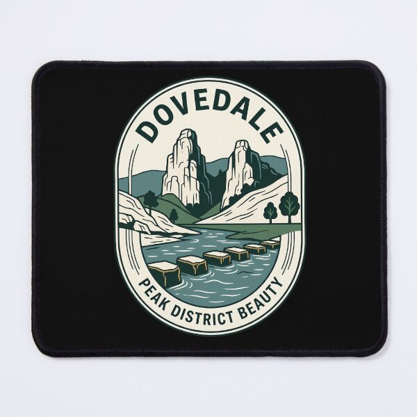 Item preview, Dovedale Peak District Vintage Travel Emblem designed and sold by k3rstman1.