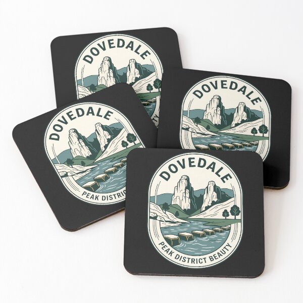 Item preview, Dovedale Peak District Vintage Travel Emblem designed and sold by k3rstman1.