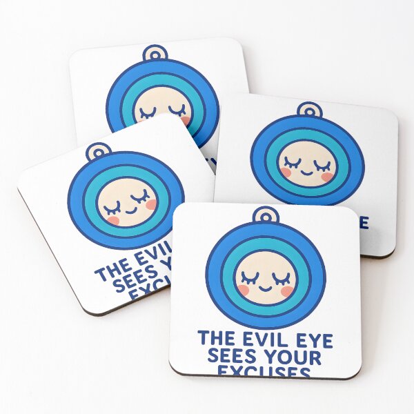Item preview, Ojo Turco Kawaii Divertido - Amuleto Protección Humor Espiritual designed and sold by MildlyCosmic.