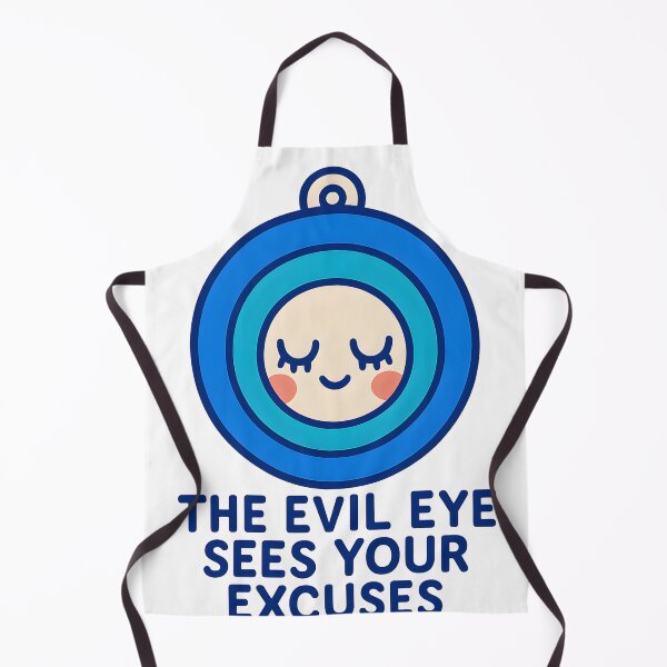 Item preview, Funny Kawaii Turkish Eye - Spiritual Humor Protection Amulet designed and sold by MildlyCosmic.