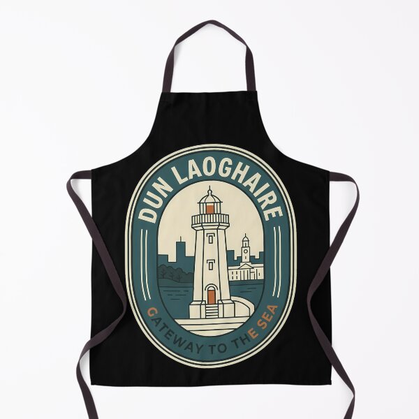Item preview, Dun Laoghaire Ireland Lighthouse Vintage Travel Emblem designed and sold by k3rstman1.