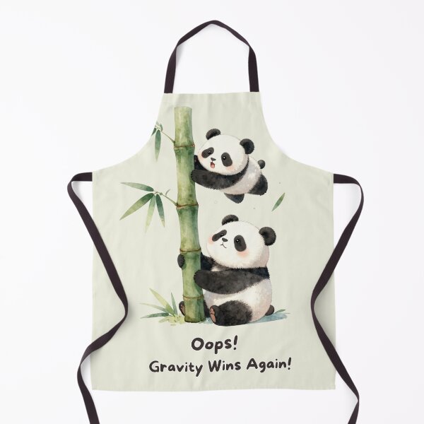 Item preview, Oops! Gravity Wins Again| Cute Panda Humor designed and sold by BCapybara.