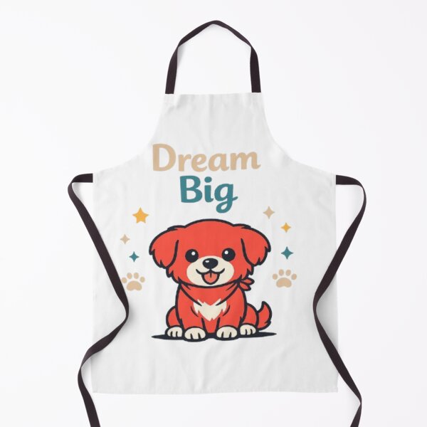 Item preview, Dream Big Minimalist Red Puppy Design | Modern Dog Lover designed and sold by Obinne.