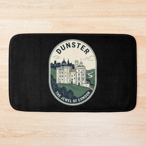 Item preview, Dunster Castle Somerset England Vintage Travel Emblem designed and sold by k3rstman1.