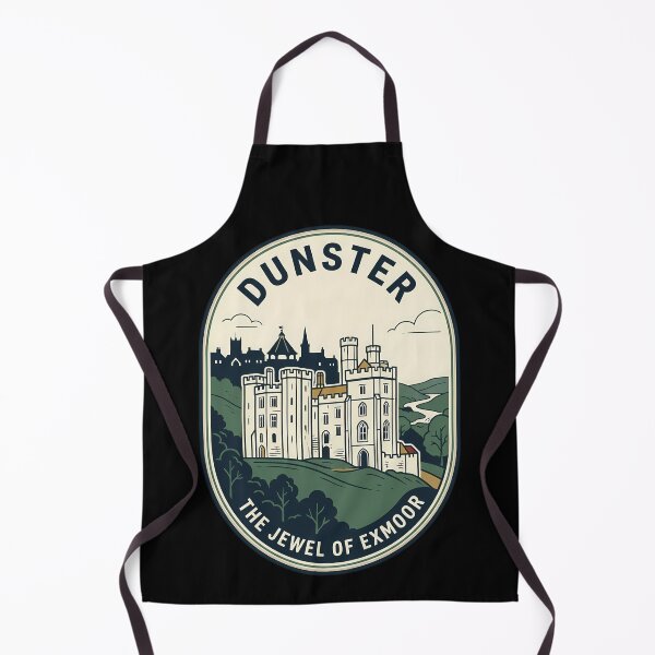 Item preview, Dunster Castle Somerset England Vintage Travel Emblem designed and sold by k3rstman1.