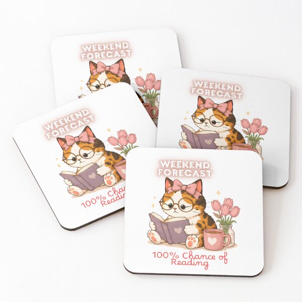 Item preview, Cozy Cute Calico Cat Books Illustration - Weekend designed and sold by Lunexa-Lab.