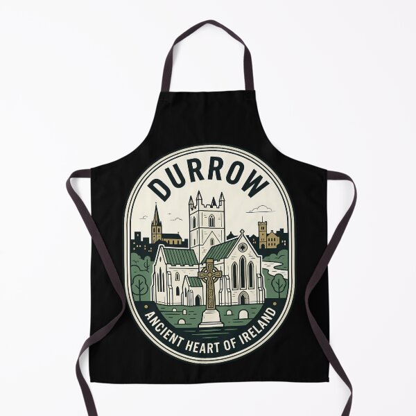 Item preview, Durrow Ireland Ancient Heart Vintage Travel Emblem designed and sold by k3rstman1.