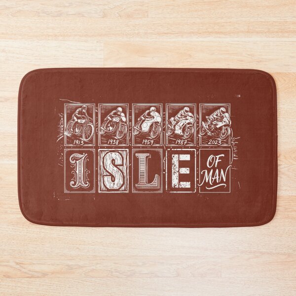 Item preview, Isle of Man TT History Evolution Vintage Motorcycle Art designed and sold by KiwiRider.
