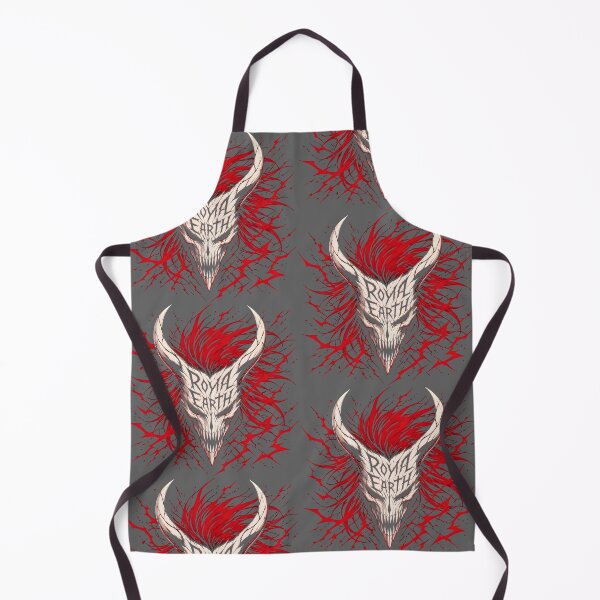 Item preview, Abstract Beast Mask Red Spike Crest Art designed and sold by RoyalEarthstore.