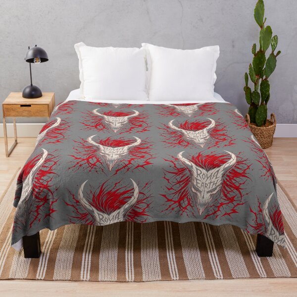 Item preview, Abstract Beast Mask Red Spike Crest Art designed and sold by RoyalEarthstore.
