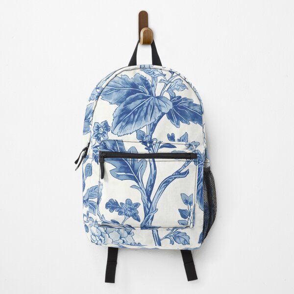 Item preview, Elegant Blue Toile Botanical Pattern designed and sold by 247GiftsbyTina.