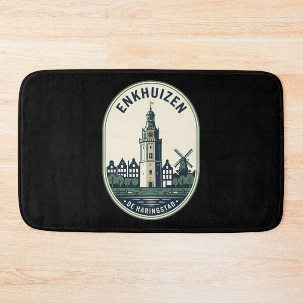 Item preview, Enkhuizen Netherlands De Haringstad Vintage Travel Emblem designed and sold by k3rstman1.