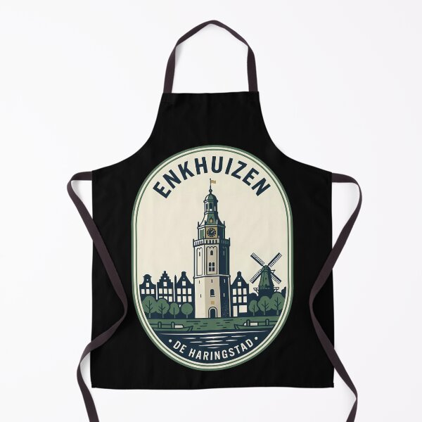 Item preview, Enkhuizen Netherlands De Haringstad Vintage Travel Emblem designed and sold by k3rstman1.