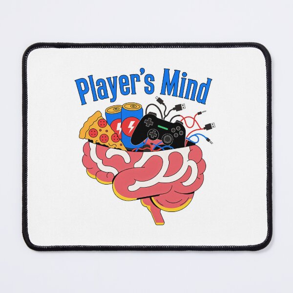 Item preview, Player's Mind Gamer Brain Concept Illustration designed and sold by SAIProject.