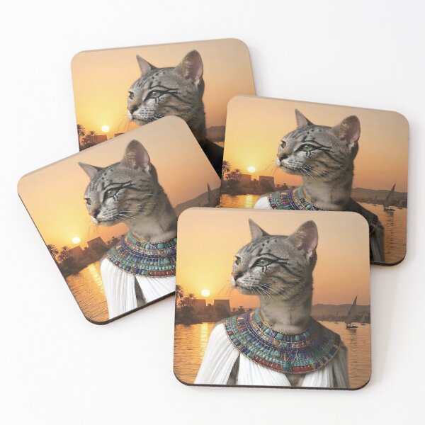 Item preview, Sacred Egyptian Cat Queen Bastet| Ancient Nile Fantasy Art designed and sold by TuyaArts.