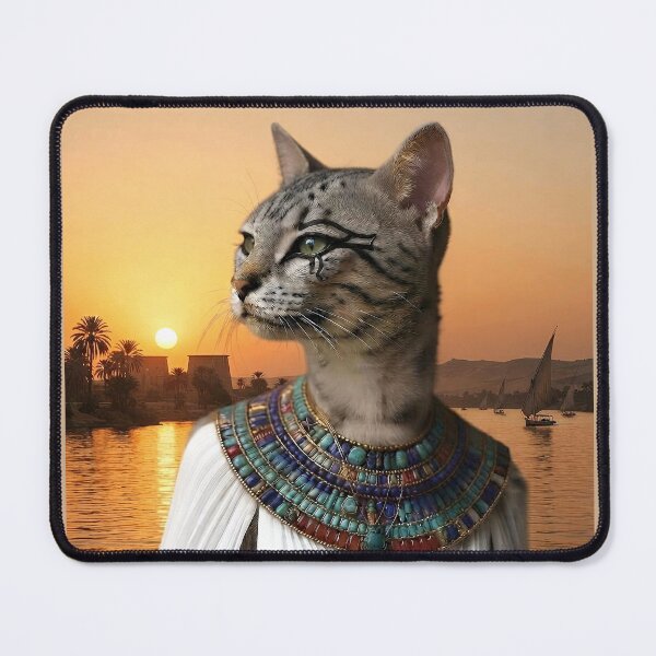 Item preview, Sacred Egyptian Cat Queen Bastet| Ancient Nile Fantasy Art designed and sold by TuyaArts.
