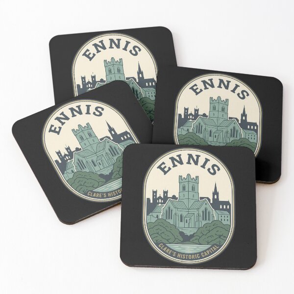 Item preview, Ennis County Clare Vintage Travel Emblem Ireland designed and sold by k3rstman1.