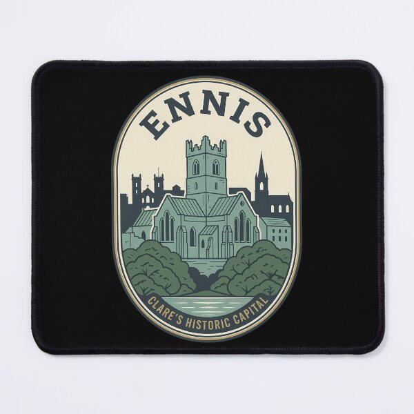 Item preview, Ennis County Clare Vintage Travel Emblem Ireland designed and sold by k3rstman1.
