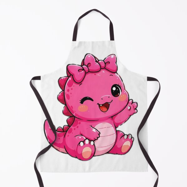 Item preview, Pink Baby Dinosaur Kawaii Sticker designed and sold by DailyDoodlesBySumbul.