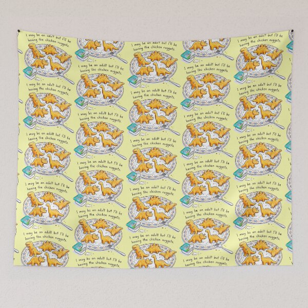 Item preview, I May Be An Adult But I'll Be Having The Chicken Nuggets designed and sold by ThreadRiotTees.