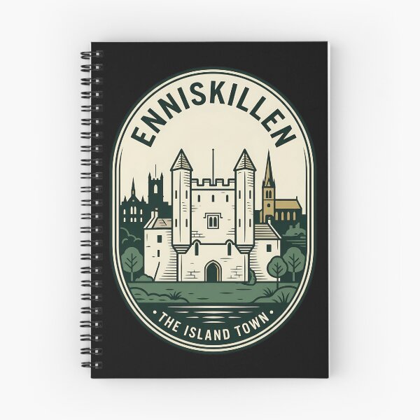 Item preview, Enniskillen The Island Town Vintage Travel Emblem designed and sold by k3rstman1.