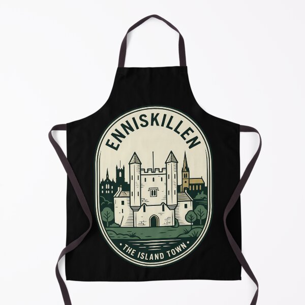Item preview, Enniskillen The Island Town Vintage Travel Emblem designed and sold by k3rstman1.