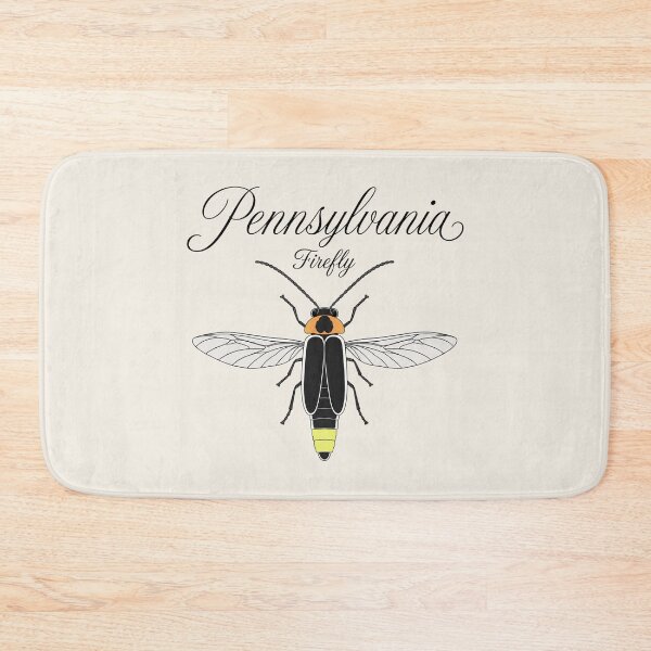 Item preview, Pennsylvania Firefly Retro State Insect Poster designed and sold by The-Drip-Studio.