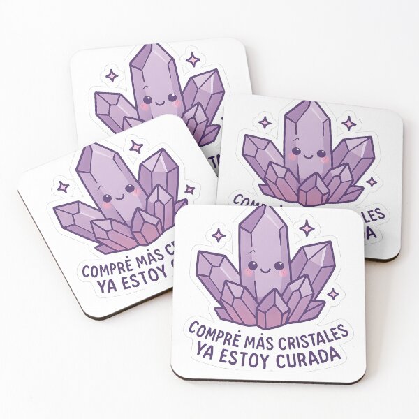 Item preview, Cristales Kawaii Divertido - Compré Más Cristales Ya Estoy Curada designed and sold by MildlyCosmic.