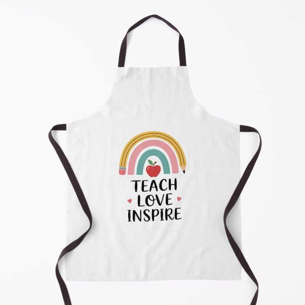 Item preview, Vibrant Pencil Rainbow with Red Apple - Teacher Appreciation & Back to School Design designed and sold by SaltCreatives.