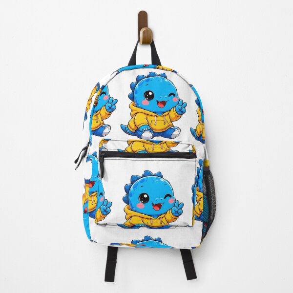 Item preview, Blue Dinosaur Hoodie Kawaii Sticker designed and sold by DailyDoodlesBySumbul.