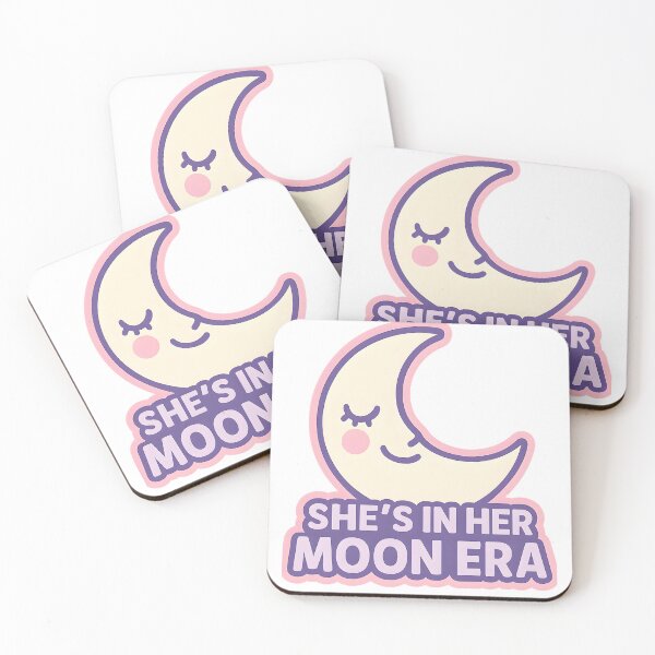 Item preview, Luna Kawaii - She's in Her Moon Era Humor Espiritual Astrología designed and sold by MildlyCosmic.