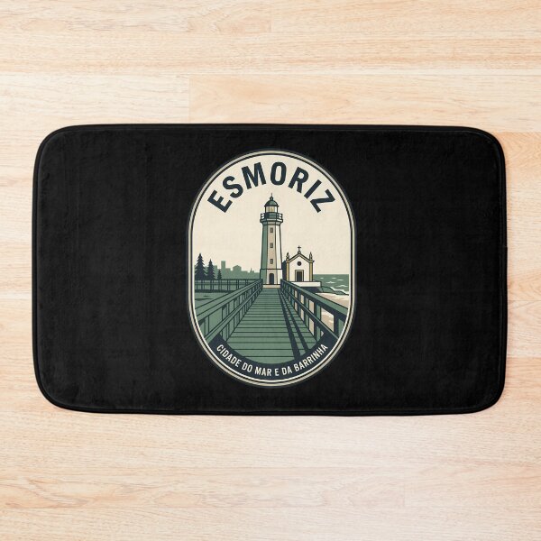 Item preview, Esmoriz Portugal Lighthouse Vintage Travel Emblem designed and sold by k3rstman1.