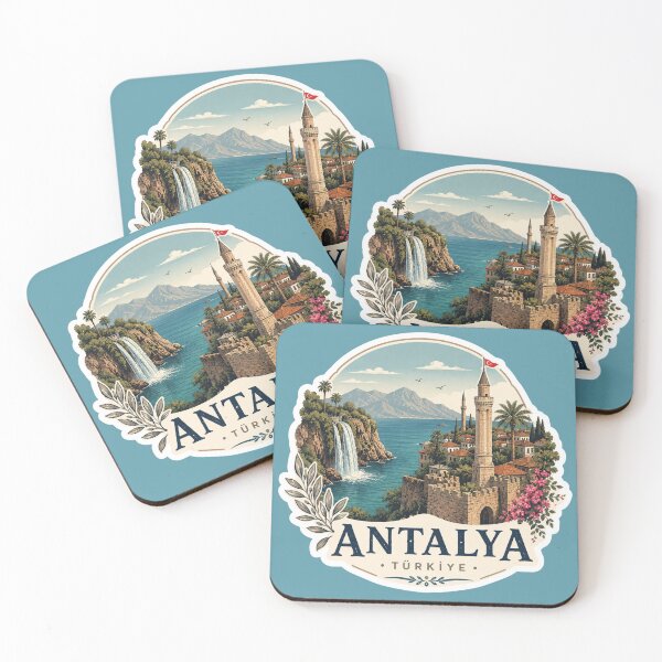Item preview, Antalya Turkey Travel Design  designed and sold by GusiaTreasures.