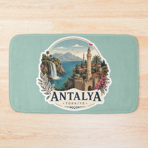 Item preview, Antalya Turkey Travel Design  designed and sold by GusiaTreasures.