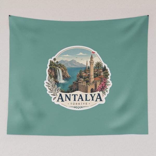 Item preview, Antalya Turkey Travel Design  designed and sold by GusiaTreasures.
