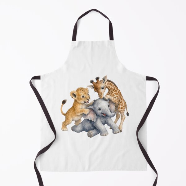 Item preview, Playful Safari Animals | Giraffe Elephant Tiger Nursery Art designed and sold by PAPIRO SIGLO XXI.