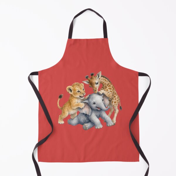 Item preview, Playful Wild Animals | Giraffe Elephant Tiger Nursery Art designed and sold by PAPIRO SIGLO XXI.