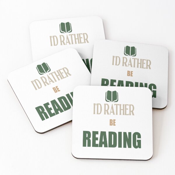 Item preview, I'd Rather Be Reading designed and sold by BrewMood Studio.
